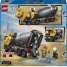 LEGO City 60478 Betoniera Giocattolo - Gioco Didattico con Veicolo da Cantiere, 3 Minifigure, Tamburo Rotante e Funzione di Sca