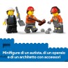 LEGO City 60478 Betoniera Giocattolo - Gioco Didattico con Veicolo da Cantiere, 3 Minifigure, Tamburo Rotante e Funzione di Sca
