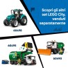 LEGO City 60478 Betoniera Giocattolo - Gioco Didattico con Veicolo da Cantiere, 3 Minifigure, Tamburo Rotante e Funzione di Sca