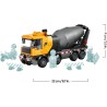 LEGO City 60478 Betoniera Giocattolo - Gioco Didattico con Veicolo da Cantiere, 3 Minifigure, Tamburo Rotante e Funzione di Sca