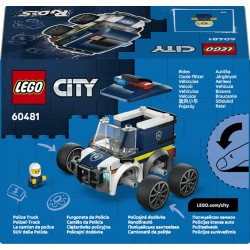 LEGO City 60481 – SUV della Polizia Giocattolo - Mini Veicolo di Emergenza con Minifigure Junior di Poliziotto - Regalini Fine 