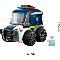LEGO City 60481 – SUV della Polizia Giocattolo - Mini Veicolo di Emergenza con Minifigure Junior di Poliziotto - Regalini Fine 