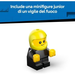 LEGO City 60482 Veicoli – Autopompa - Mini Camion Giocattolo di Emergenza con Minifigure Junior di un Pompiere - Regalini Fine 