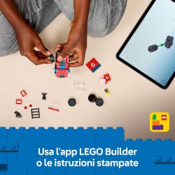 LEGO City 60482 Veicoli – Autopompa - Mini Camion Giocattolo di Emergenza con Minifigure Junior di un Pompiere - Regalini Fine 