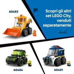 LEGO City 60482 Veicoli – Autopompa - Mini Camion Giocattolo di Emergenza con Minifigure Junior di un Pompiere - Regalini Fine 