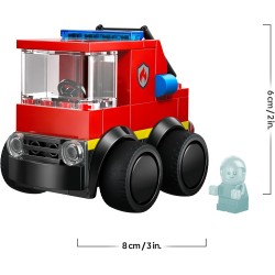 LEGO City 60482 Veicoli – Autopompa - Mini Camion Giocattolo di Emergenza con Minifigure Junior di un Pompiere - Regalini Fine 