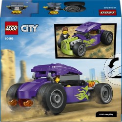 LEGO City 60485 Bolide - Auto da Corsa Giocattolo - Macchina con Minifigure del Pilota e Tetto Apribile - Set per lo Sviluppo d