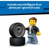 LEGO City 60485 Bolide - Auto da Corsa Giocattolo - Macchina con Minifigure del Pilota e Tetto Apribile - Set per lo Sviluppo d