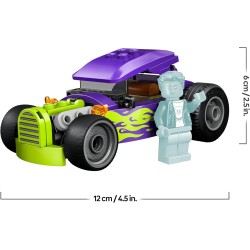 LEGO City 60485 Bolide - Auto da Corsa Giocattolo - Macchina con Minifigure del Pilota e Tetto Apribile - Set per lo Sviluppo d