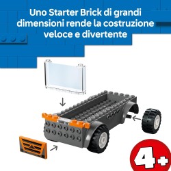 LEGO City 60491 Trasportatore di Moto - Giocattolo per lo Sviluppo della Motricità Fine con Camion, 2 Motociclette, 2 Minifigur