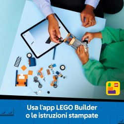 LEGO City 60491 Trasportatore di Moto - Giocattolo per lo Sviluppo della Motricità Fine con Camion, 2 Motociclette, 2 Minifigur