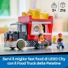 LEGO City 60488 Food Truck delle Patatine - Camion Giocattolo con Negozio Rimovibile, 2 Minifigure, Accessori e Cibo - Idea Reg