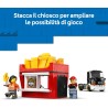LEGO City 60488 Food Truck delle Patatine - Camion Giocattolo con Negozio Rimovibile, 2 Minifigure, Accessori e Cibo - Idea Reg