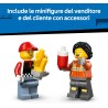 LEGO City 60488 Food Truck delle Patatine - Camion Giocattolo con Negozio Rimovibile, 2 Minifigure, Accessori e Cibo - Idea Reg