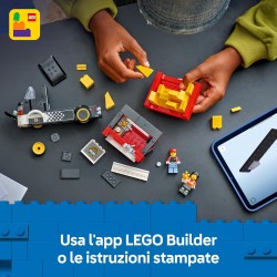 LEGO City 60488 Food Truck delle Patatine - Camion Giocattolo con Negozio Rimovibile, 2 Minifigure, Accessori e Cibo - Idea Reg