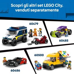 LEGO City 60488 Food Truck delle Patatine - Camion Giocattolo con Negozio Rimovibile, 2 Minifigure, Accessori e Cibo - Idea Reg