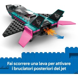 LEGO City 60489 Jet Contro Auto Sportiva Giocattolo - Set con Aereo, Macchina e 2 Minifigure di Piloti - Idea Regalo Creativa d