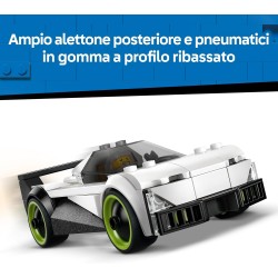 LEGO City 60489 Jet Contro Auto Sportiva Giocattolo - Set con Aereo, Macchina e 2 Minifigure di Piloti - Idea Regalo Creativa d