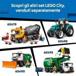LEGO City 60489 Jet Contro Auto Sportiva Giocattolo - Set con Aereo, Macchina e 2 Minifigure di Piloti - Idea Regalo Creativa d