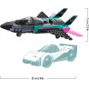 LEGO City 60489 Jet Contro Auto Sportiva Giocattolo - Set con Aereo, Macchina e 2 Minifigure di Piloti - Idea Regalo Creativa d
