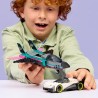 LEGO City 60489 Jet Contro Auto Sportiva Giocattolo - Set con Aereo, Macchina e 2 Minifigure di Piloti - Idea Regalo Creativa d