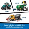 LEGO City 60490 Spazzaneve Giocattolo - Kit Modello di Camion con Minifigure, Attrezzi e Funzione Spargisale - Idea Regalo di C
