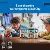 LEGO City 60502 Aeroporto con Aereo Giocattolo - Modello in Miniatura con Terminal, Aeroplano, Rimorchiatore, Ponte, 9 Minifigu