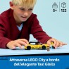 LEGO City 60487 Taxi Giallo - Macchina Giocattolo EV - Modello di Auto con 2 Minifigure e Tetto Rimovibile - Set per Sviluppare