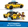 LEGO City 60487 Taxi Giallo - Macchina Giocattolo EV - Modello di Auto con 2 Minifigure e Tetto Rimovibile - Set per Sviluppare