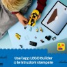 LEGO City 60487 Taxi Giallo - Macchina Giocattolo EV - Modello di Auto con 2 Minifigure e Tetto Rimovibile - Set per Sviluppare