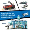 LEGO City 60487 Taxi Giallo - Macchina Giocattolo EV - Modello di Auto con 2 Minifigure e Tetto Rimovibile - Set per Sviluppare
