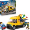 LEGO City 60500 Furgone Giocattolo - Veicolo da Costruire - Modello di Camion per Consegne con 2 Minifigure, Carrello e Accesso