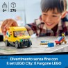 LEGO City 60500 Furgone Giocattolo - Veicolo da Costruire - Modello di Camion per Consegne con 2 Minifigure, Carrello e Accesso