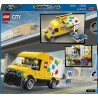 LEGO City 60500 Furgone Giocattolo - Veicolo da Costruire - Modello di Camion per Consegne con 2 Minifigure, Carrello e Accesso