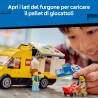 LEGO City 60500 Furgone Giocattolo - Veicolo da Costruire - Modello di Camion per Consegne con 2 Minifigure, Carrello e Accesso