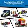 LEGO City 60500 Furgone Giocattolo - Veicolo da Costruire - Modello di Camion per Consegne con 2 Minifigure, Carrello e Accesso