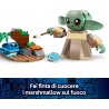 LEGO Star Wars 75443 La Casa di Grogu - Giocattolo da Costruire con Personaggio Grogu, Rana Sorgan, Catapulta e Biscotti Blu - 