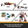 LEGO Star Wars 75449 Battle Pack Assedio di Mandalore - Gioco d Azione con 2 Minifigure Mandaloriane e 2 Clone Trooper oltre a 