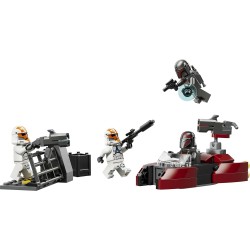 LEGO Star Wars 75449 Battle Pack Assedio di Mandalore - Gioco d Azione con 2 Minifigure Mandaloriane e 2 Clone Trooper oltre a 