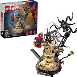 LEGO | 76334 Marvel Battaglia Epica: Spider-Man vs. Sandman - Giocattolo dei Supereroi con 3 Minifigure Inclusi Spider-Man & Ve