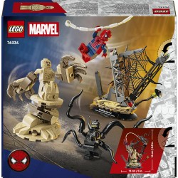 LEGO | 76334 Marvel Battaglia Epica: Spider-Man vs. Sandman - Giocattolo dei Supereroi con 3 Minifigure Inclusi Spider-Man & Ve