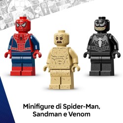 LEGO | 76334 Marvel Battaglia Epica: Spider-Man vs. Sandman - Giocattolo dei Supereroi con 3 Minifigure Inclusi Spider-Man & Ve
