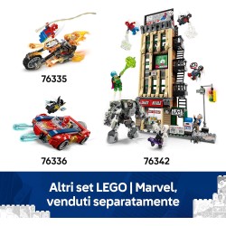 LEGO | 76334 Marvel Battaglia Epica: Spider-Man vs. Sandman - Giocattolo dei Supereroi con 3 Minifigure Inclusi Spider-Man & Ve