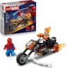 LEGO | 76335 Marvel Spider-Man vs. Ghost Rider in Motocicletta - Giocattolo dei Supereroi con Modellino di Moto, 2 Minifigure, 