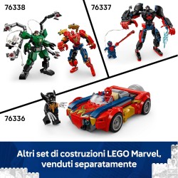 LEGO | 76335 Marvel Spider-Man vs. Ghost Rider in Motocicletta - Giocattolo dei Supereroi con Modellino di Moto, 2 Minifigure, 