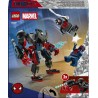 LEGO | 76337 Marvel Mech di Miles Morales vs. Spider-Man 2099 - Giocattolo dei Supereroi con Action Figure, 2 Minifigure, Raggi
