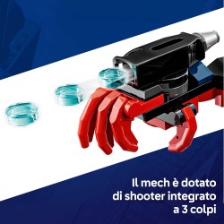 LEGO | 76337 Marvel Mech di Miles Morales vs. Spider-Man 2099 - Giocattolo dei Supereroi con Action Figure, 2 Minifigure, Raggi