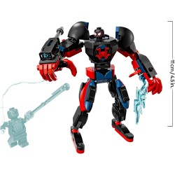 LEGO | 76337 Marvel Mech di Miles Morales vs. Spider-Man 2099 - Giocattolo dei Supereroi con Action Figure, 2 Minifigure, Raggi