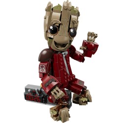 LEGO | 76341 Marvel Groot in Tuta da Ravager - Action Figure Giocattolo da Collezione per Supereroi - Decorazione per Camera da