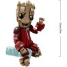 LEGO | 76341 Marvel Groot in Tuta da Ravager - Action Figure Giocattolo da Collezione per Supereroi - Decorazione per Camera da